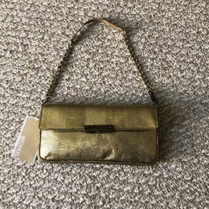 Never Used! Michael Kors Gold Wristlet